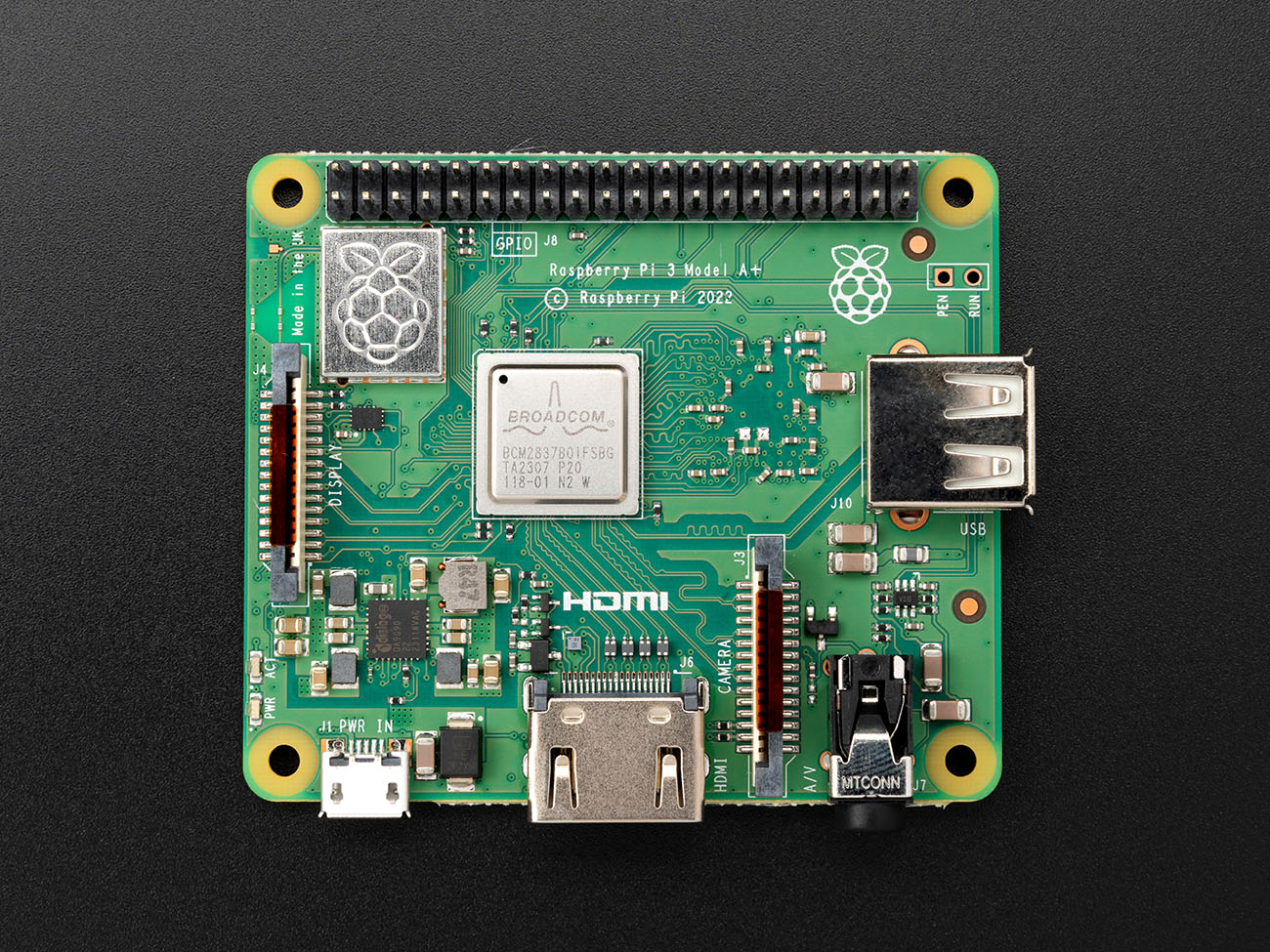 Raspberry Pi 3 Model A+ - Compact and Powerful Single Board Computer ...